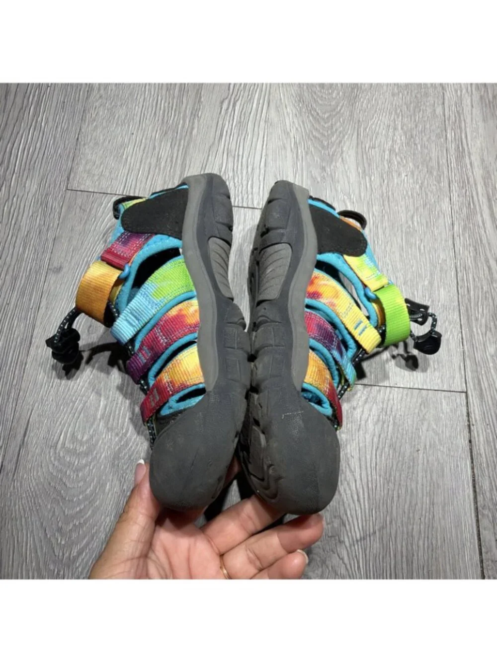 Keen Newport H2 II Size 1 Tie Dye  Washable Shoes Hiking Closed toe